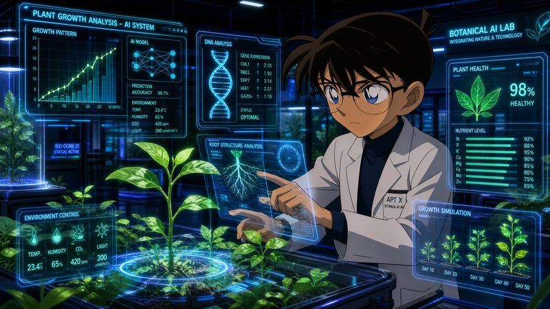 国产植物视频-AI植物生长分析视频